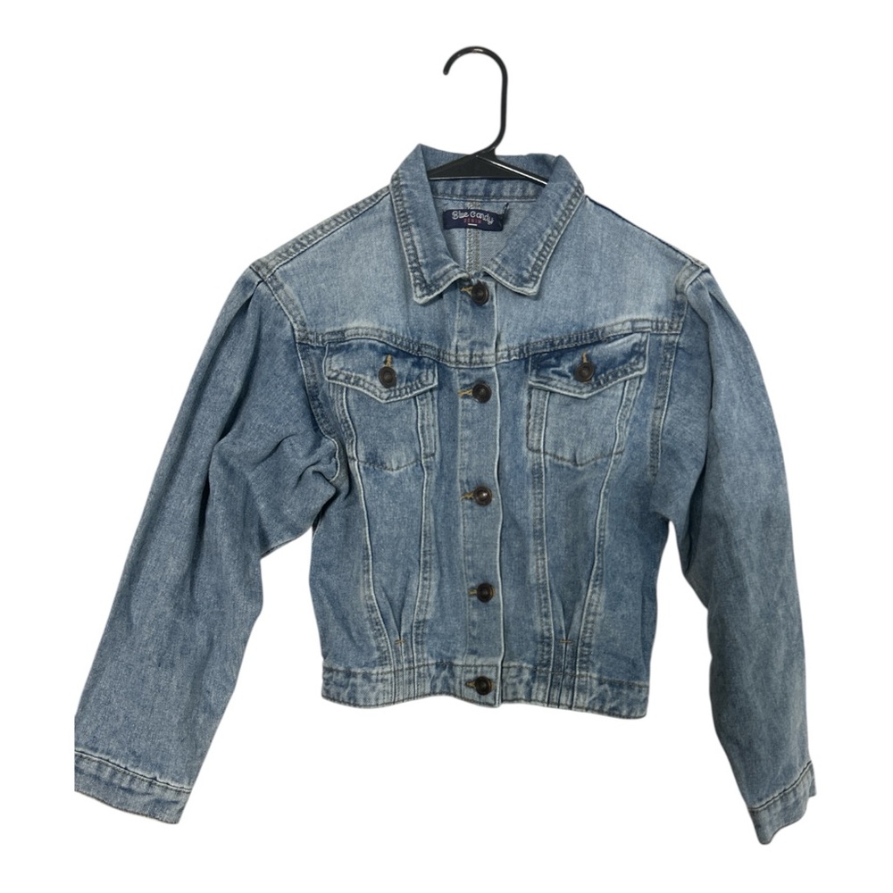 Blue Candy Vintage Boyfriend Denim Jacket.Girls Size 12
